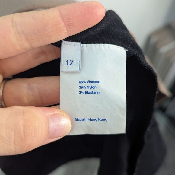 Winser London Miracle Ponte Knit Colorblock Dress Women's Size 12 - Picture 6 of 7